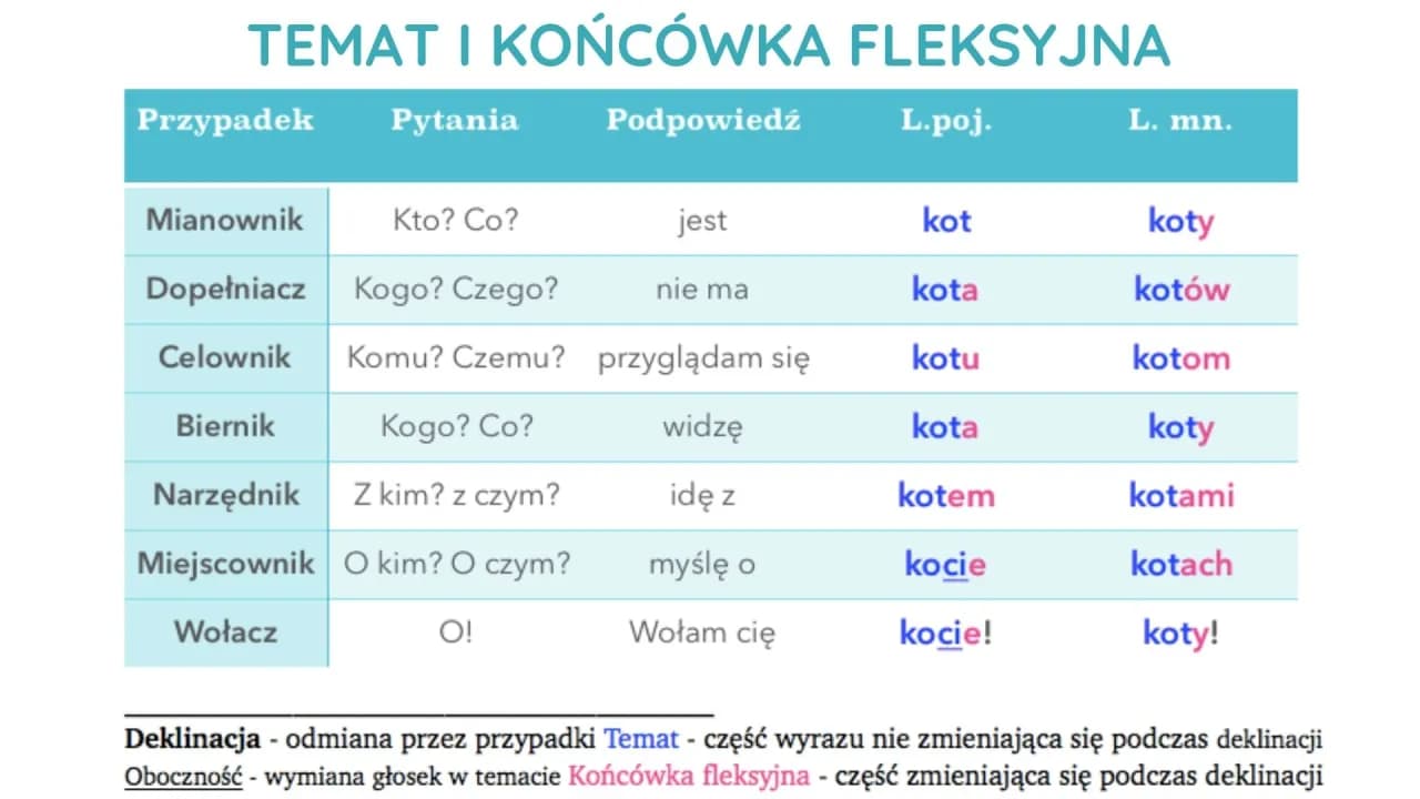 Końcówki w języku polskim: kluczowe zasady i zastosowanie Końcówki w języku polskim: kluczowe zasady i zastosowanie