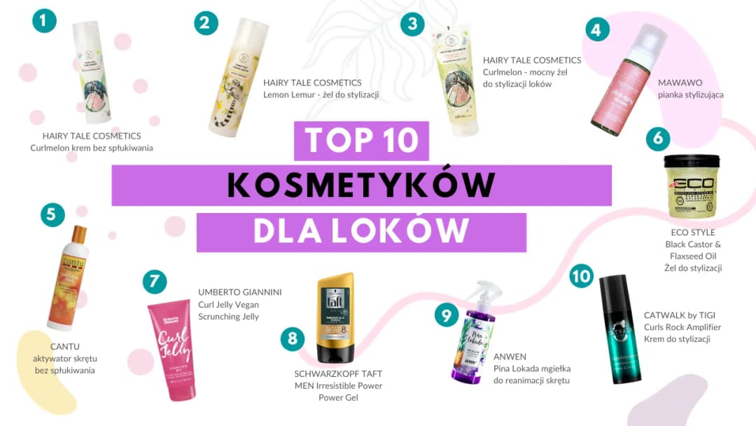 Najlepsze produkty do kręconych włosów: pielęgnacja i stylizacja