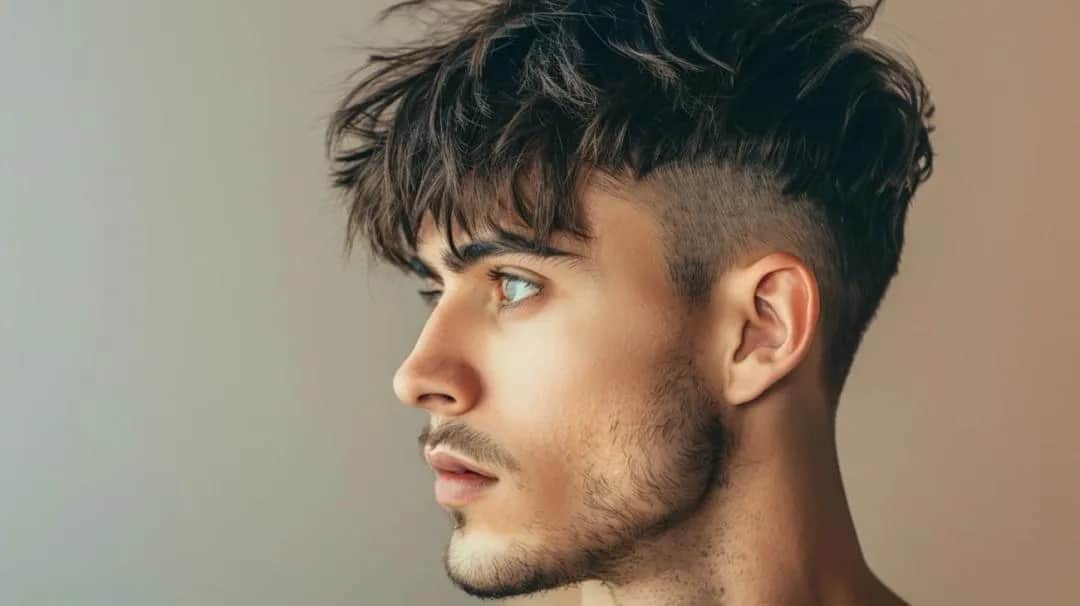 Grzywka do góry to odważny trend dla mężczyzn, który podbija świat!