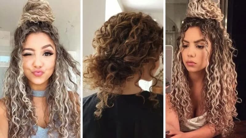 Proste fryzury z kręconych włosów na co dzień - 7 szybkich stylizacji